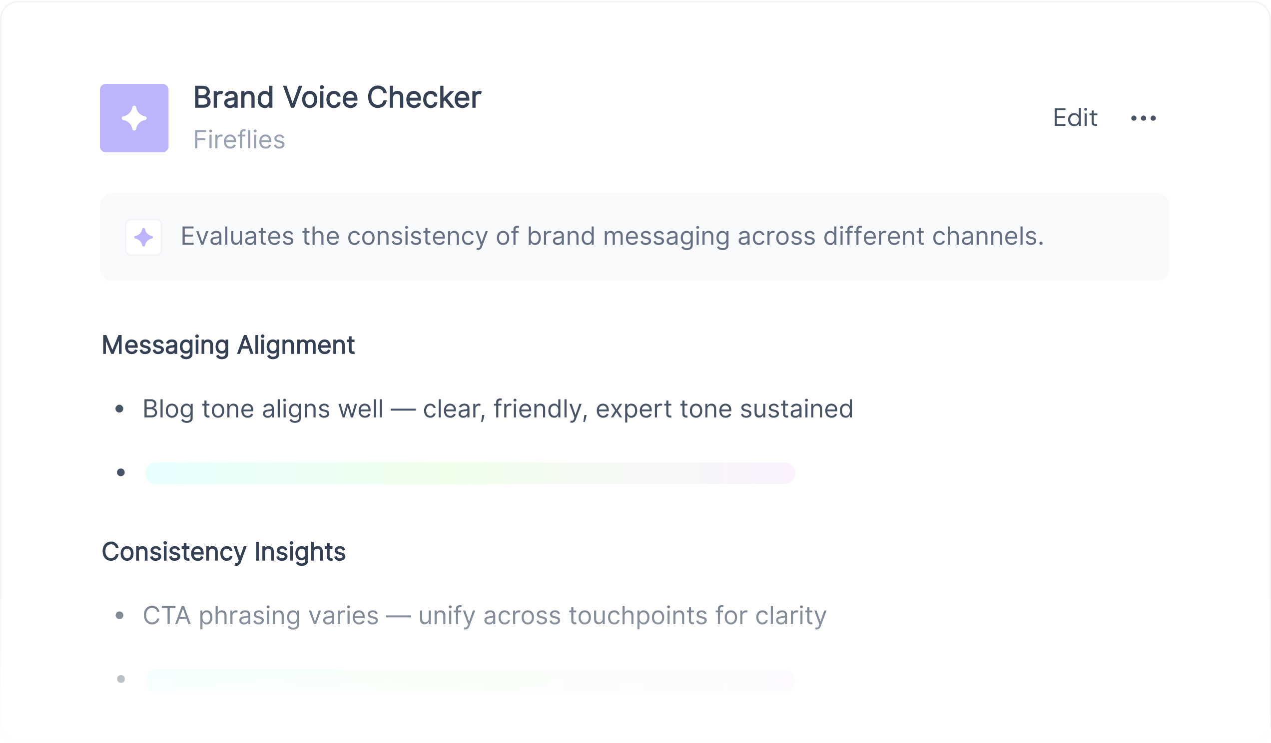Comparison With Competitors of Branded Voice