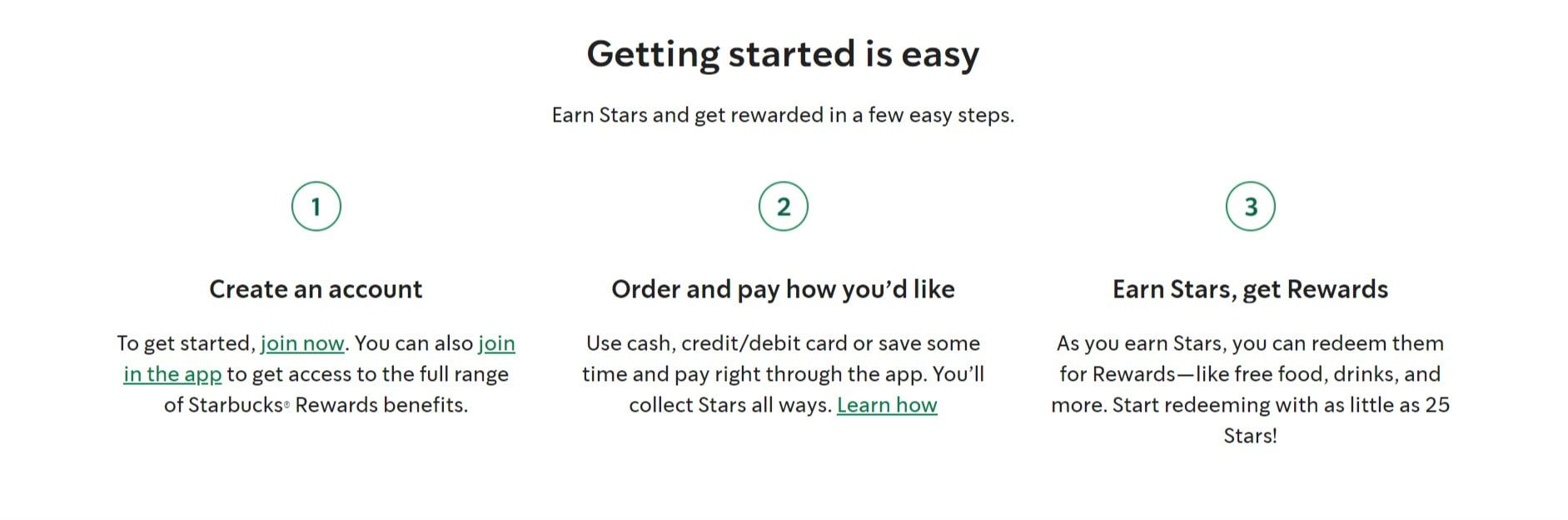 starbucks point reward program to build customer loyalty
