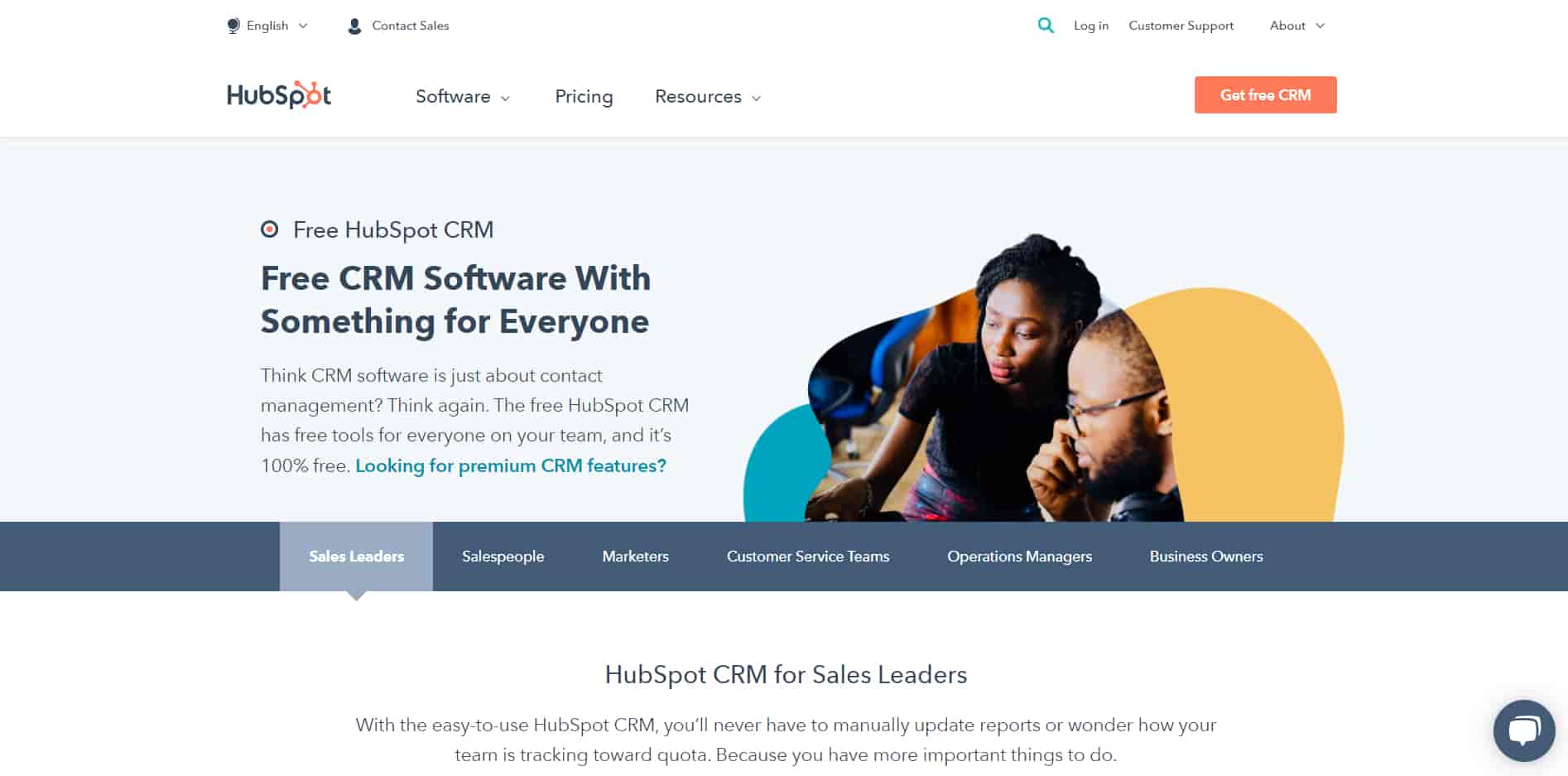 Hubspot CRM is one of the best CRM for small business in the market right now