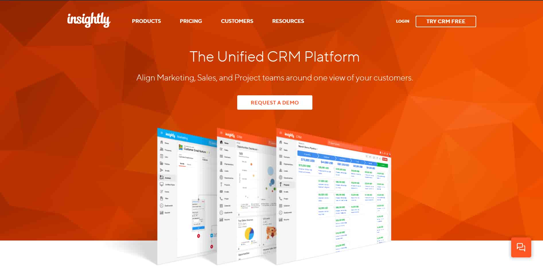 insightly is the best unified CRM platform for small business