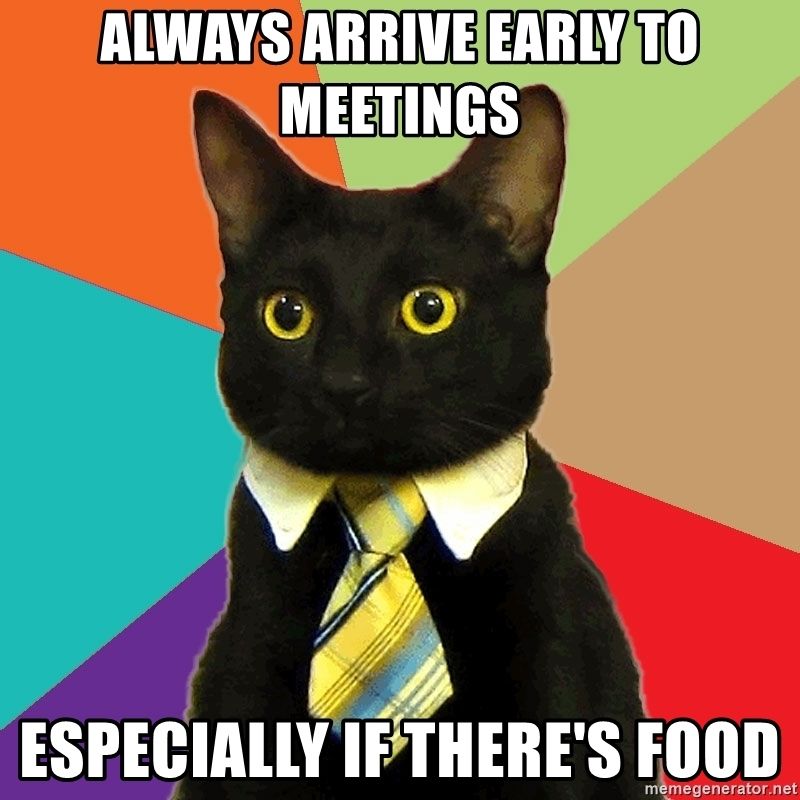 Online meeting etiquette memes