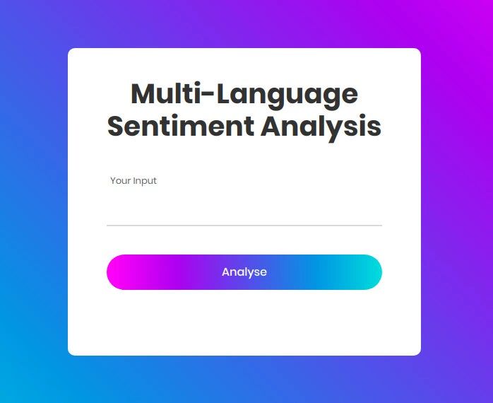 Multilingual Sentiment Analysis