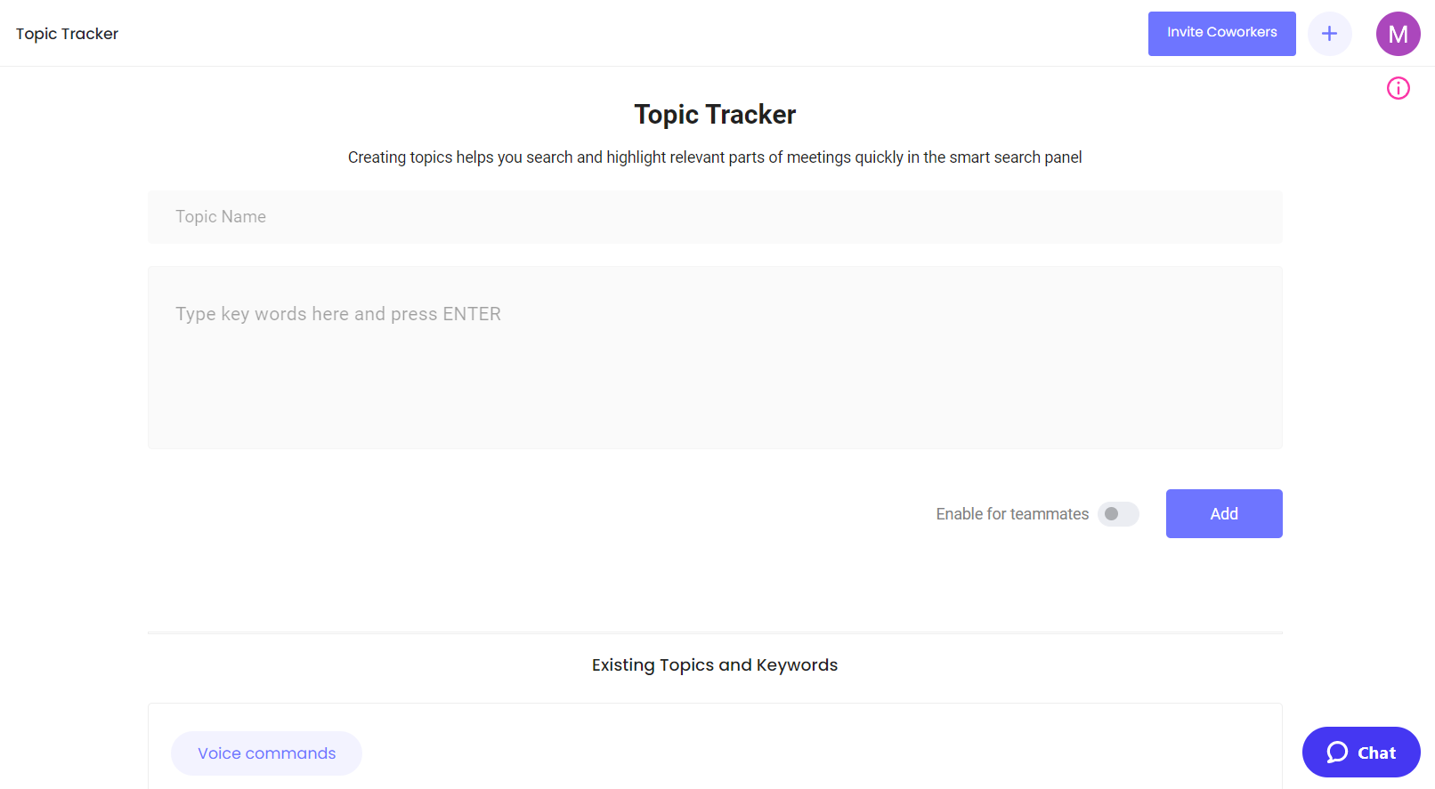 Fireflies Topic Tracker