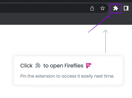 Install Fireflies Chrome Extension 