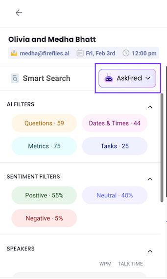 AskFred: ChatGPT for meetings