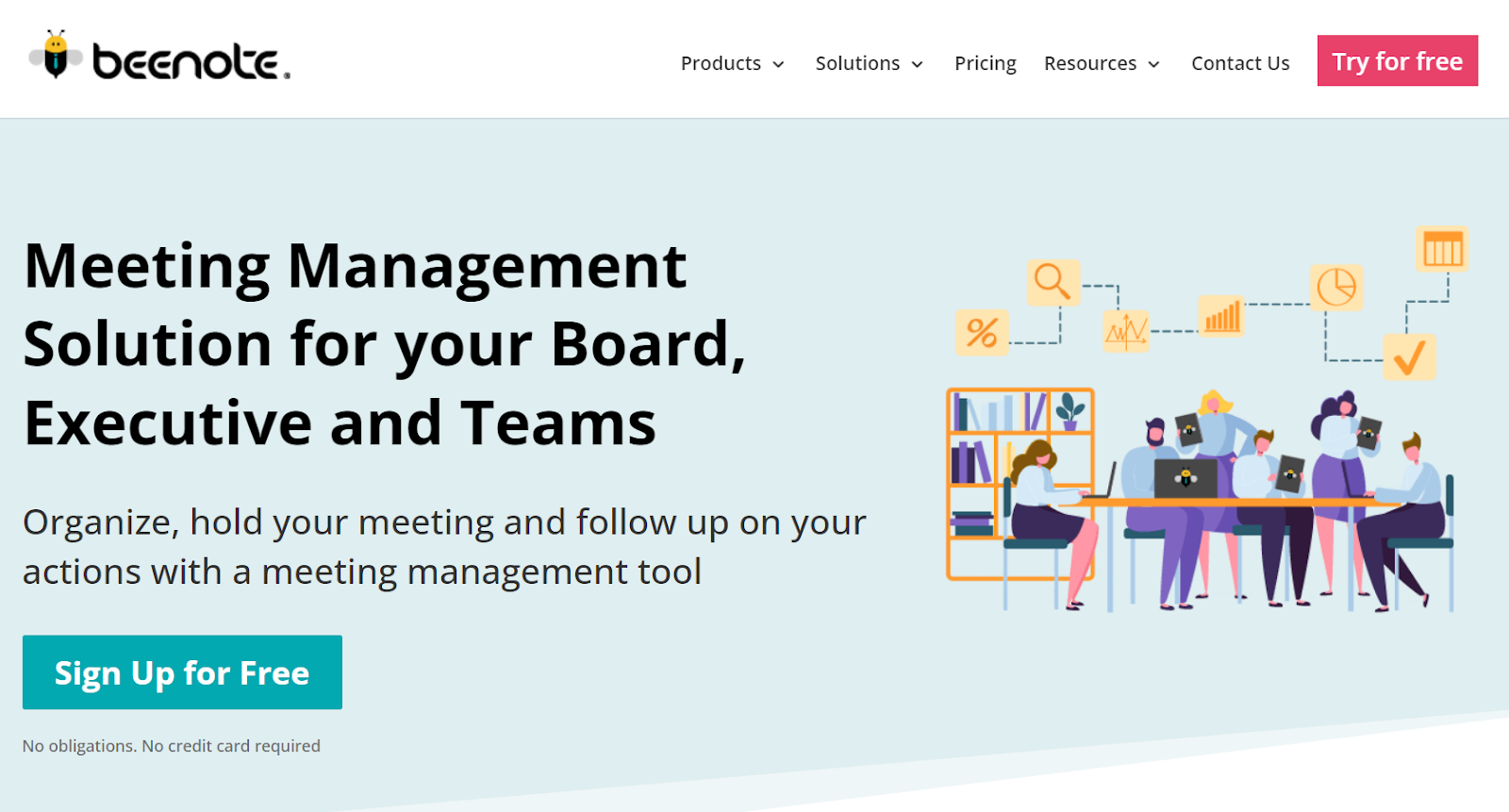 Beenote meeting management software