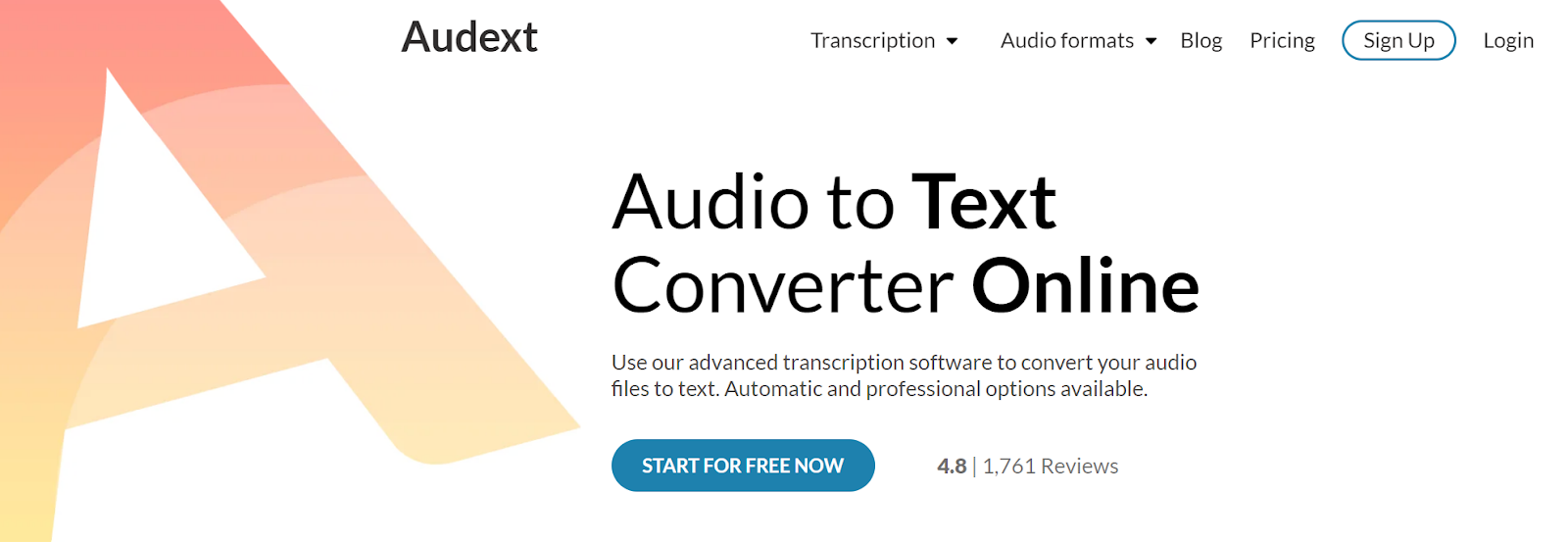audext podcast transcription services