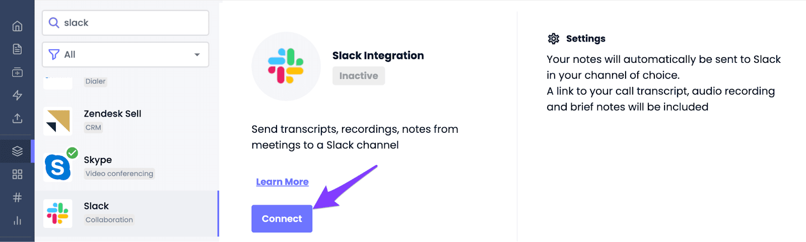 Fireflies-Slack-Integration-Connect