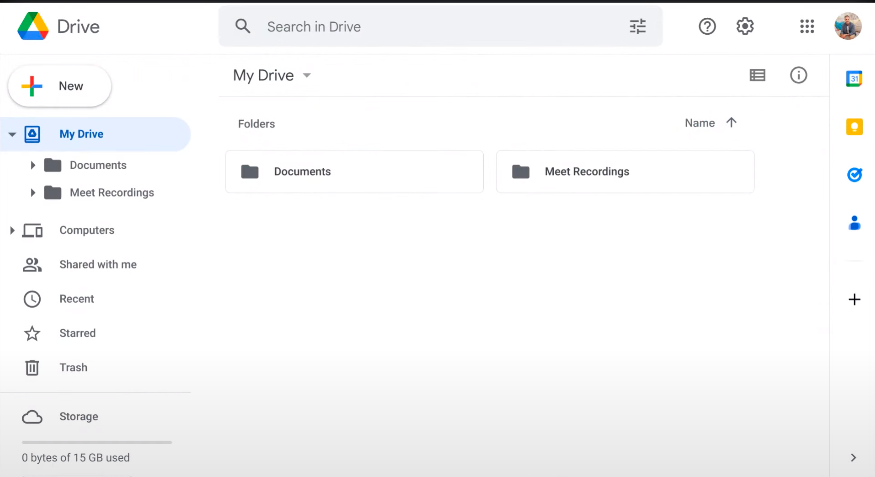 Where do Google Meet recordings go?