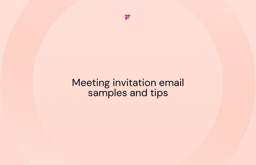 professional invitation email template