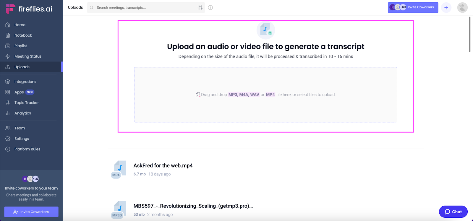 Transcribe French audio - Upload your file