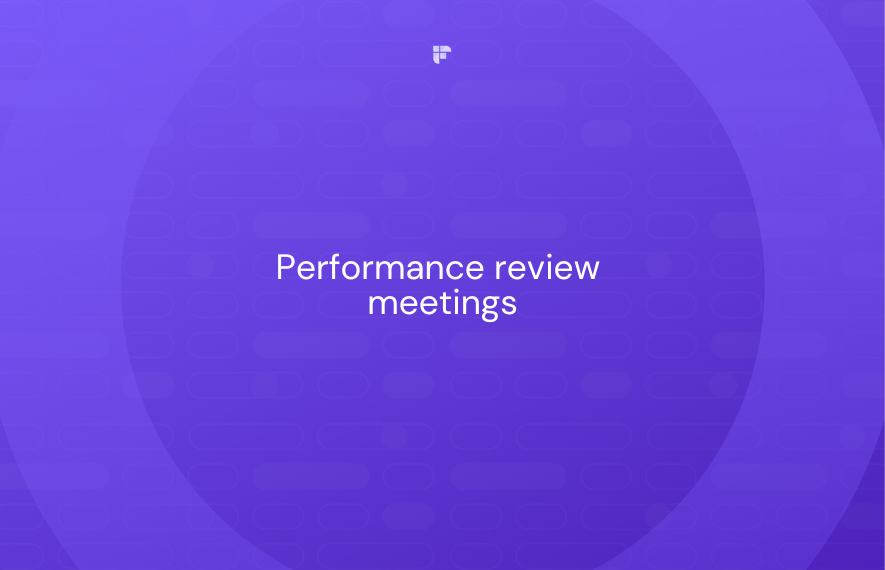 performance review meeting