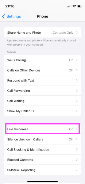 How to set up visual or Live Voicemail on iPhone