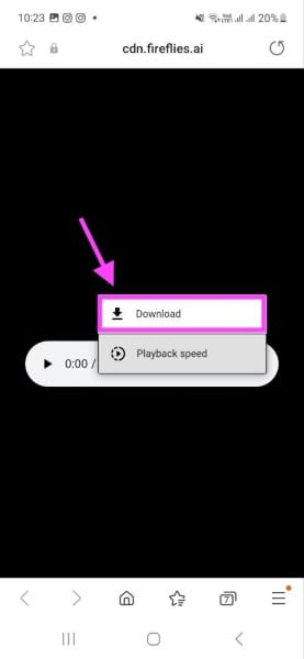 YouTube Shorts to mp3 - Tap on Download