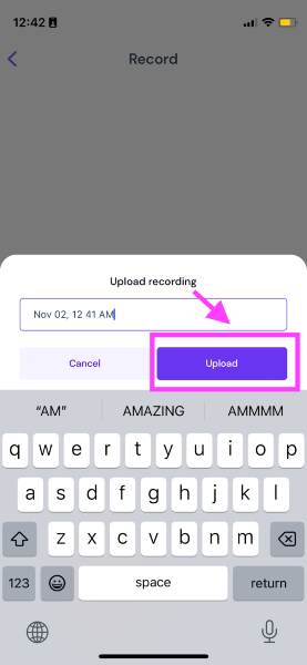 How to record audio on iPhone - Using Fireflies mobile app