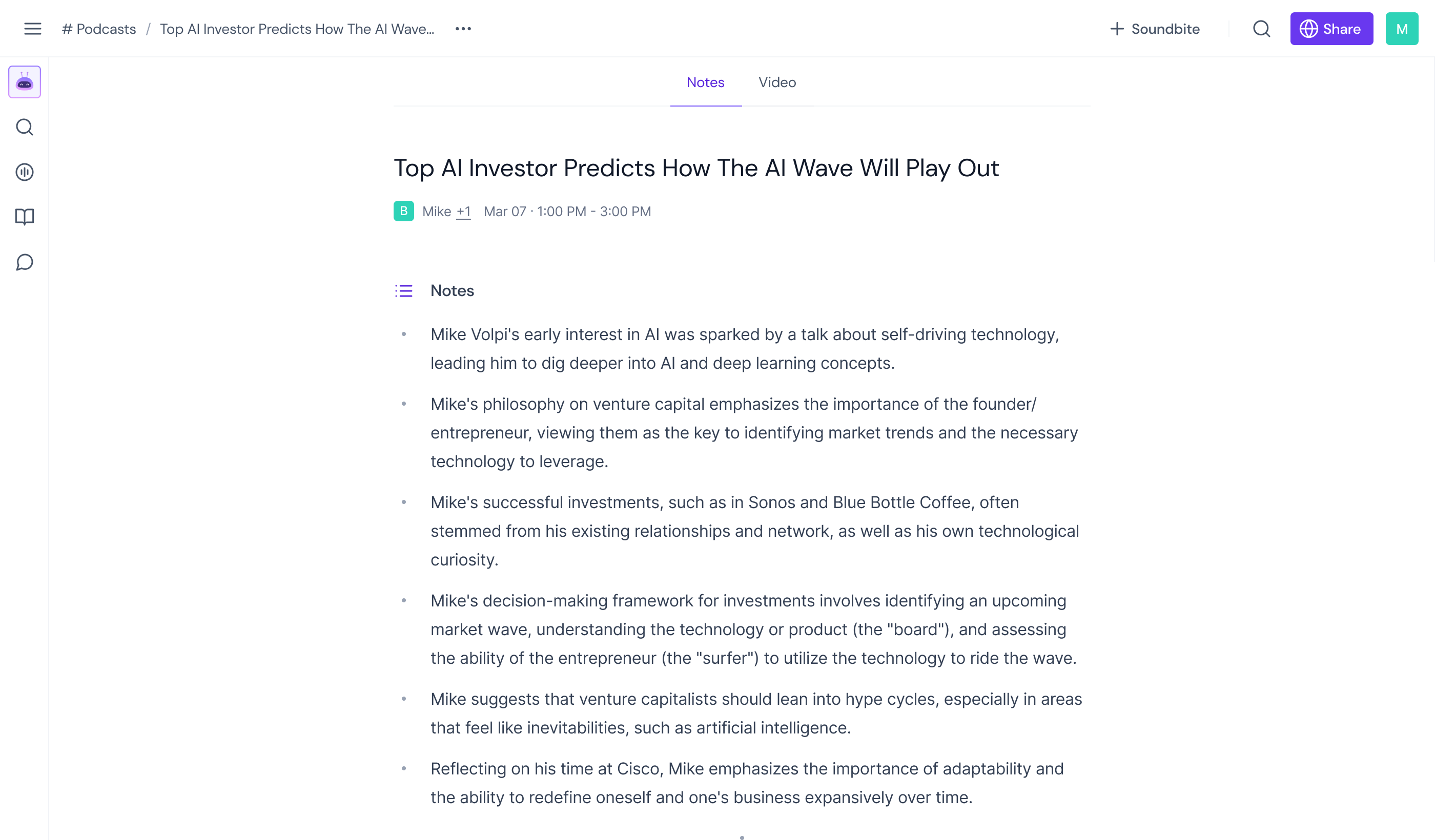 The Logan Bartlett Show: Top AI investor predicts how AI wave will play out—Summary powered by Fireflies.ai