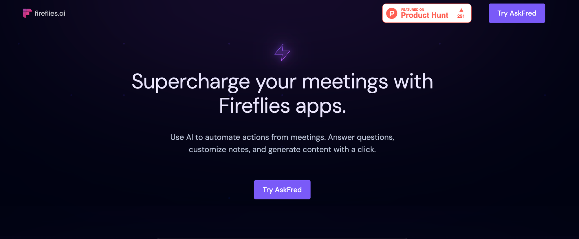 Fireflies.ai for daily standup notes