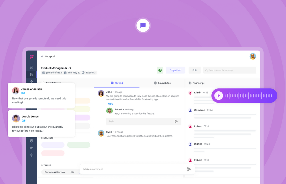 Fireflies Feature Focus: Thread
