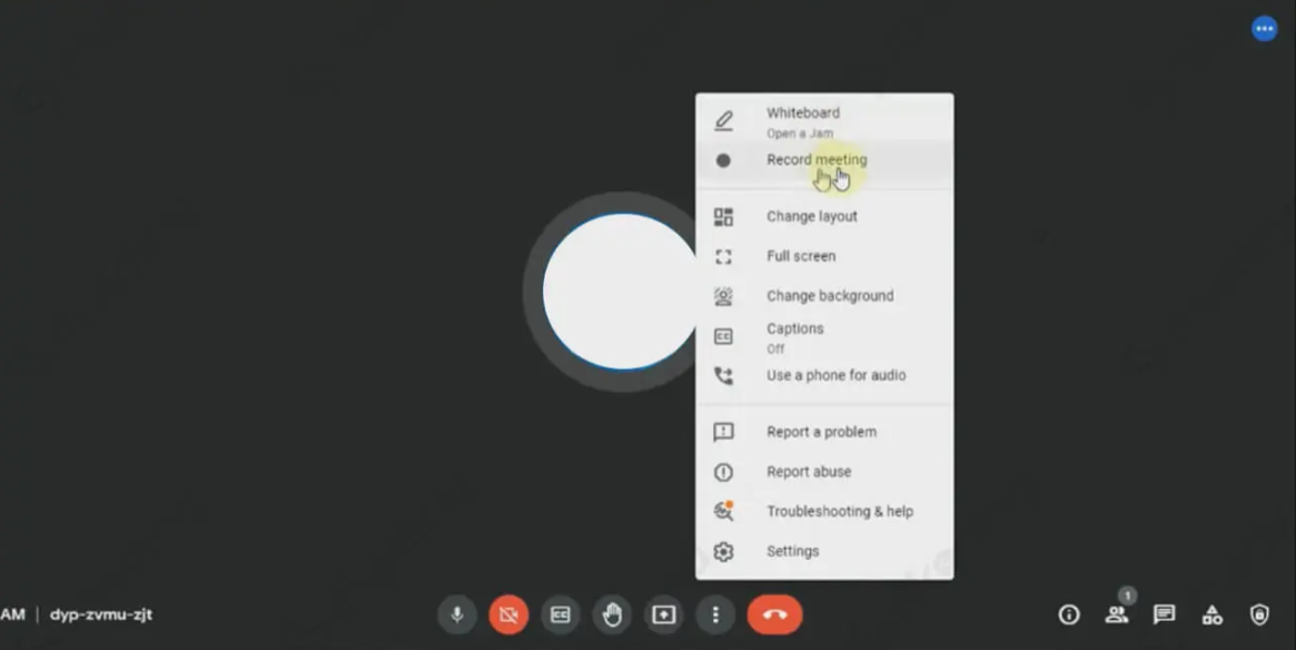 Record Google Meet Sessions Step by Step Guide