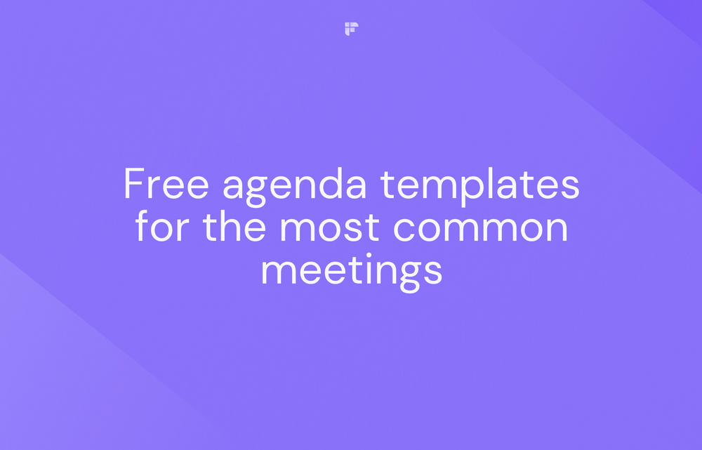 5 Free Agenda Templates for the Most Common Meetings (Word and Google Docs)