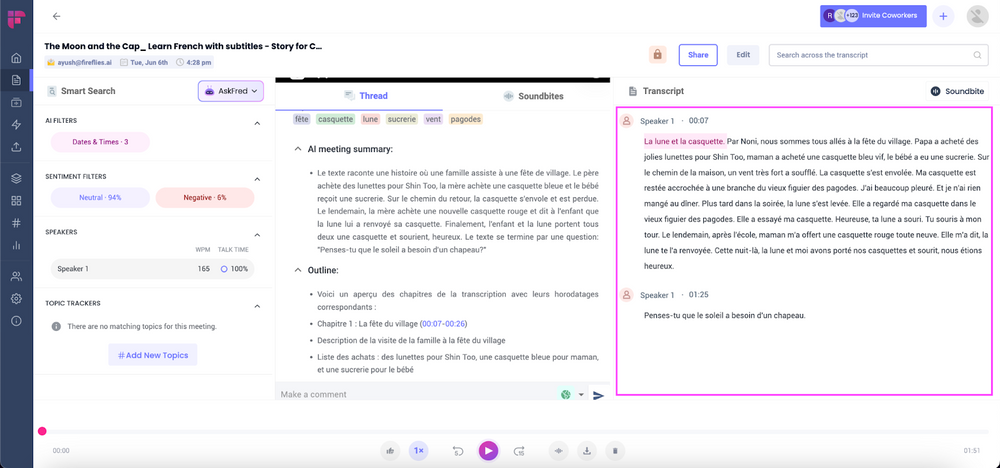 Transcribe French Audio to Text for Free