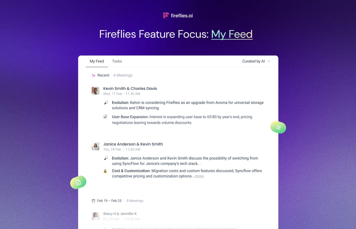Fireflies Feature Focus: User Groups