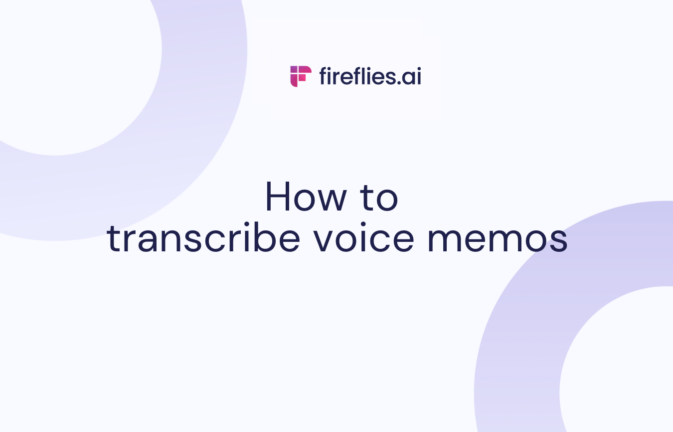 How to Transcribe Voice Memos