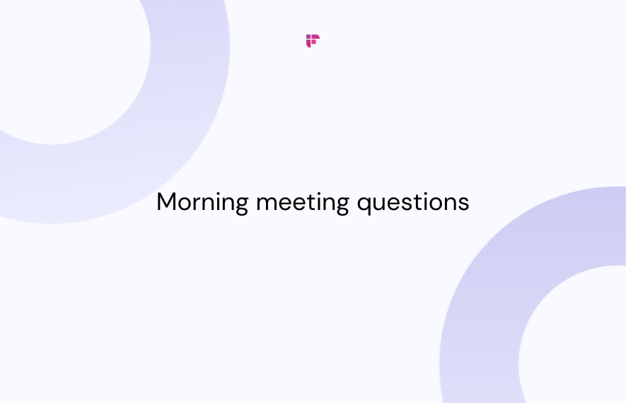 15 morning meeting questions for energizing conversations
