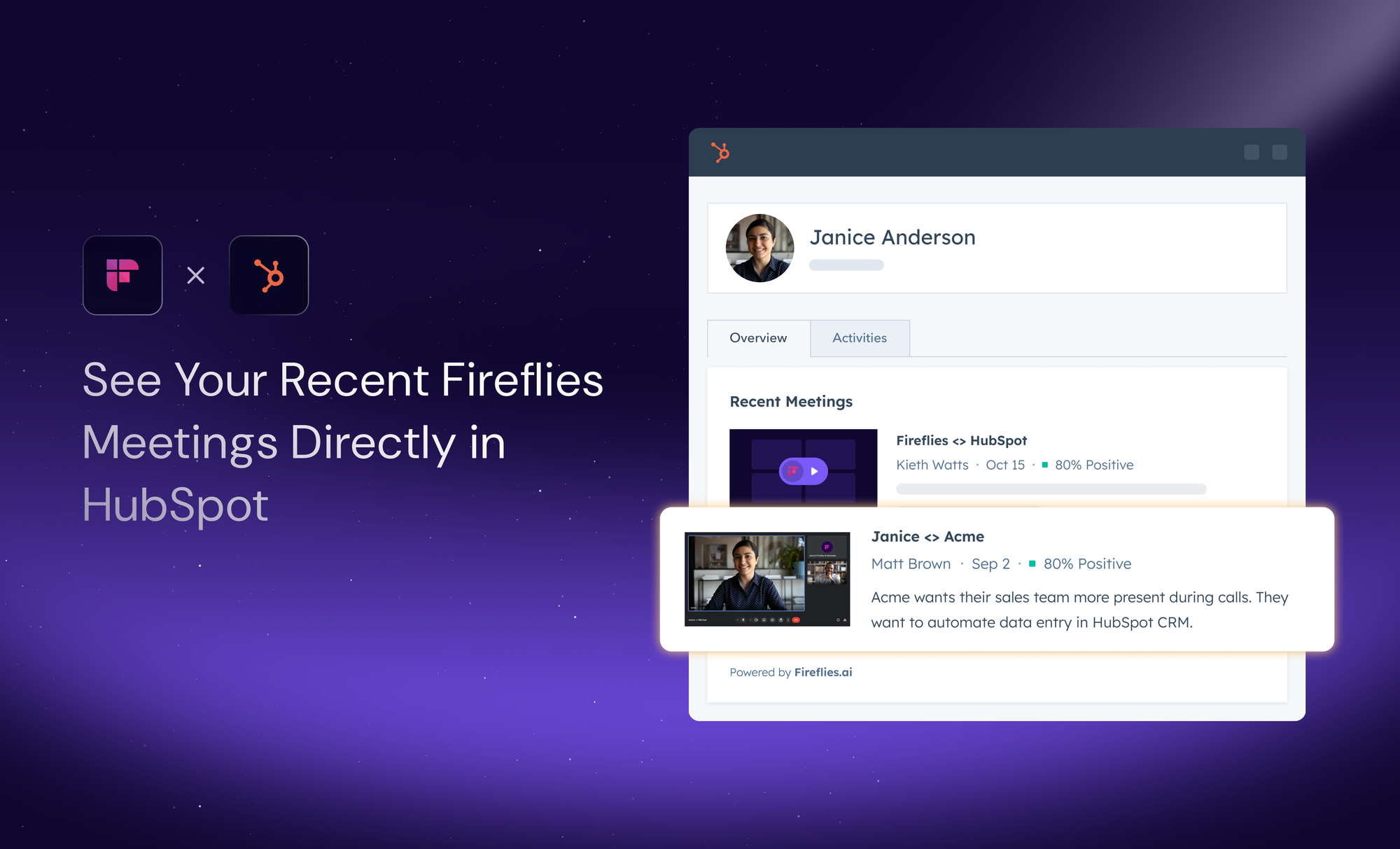 Fireflies Launches App Cards for HubSpot: Meeting Intelligence Within Your CRM
