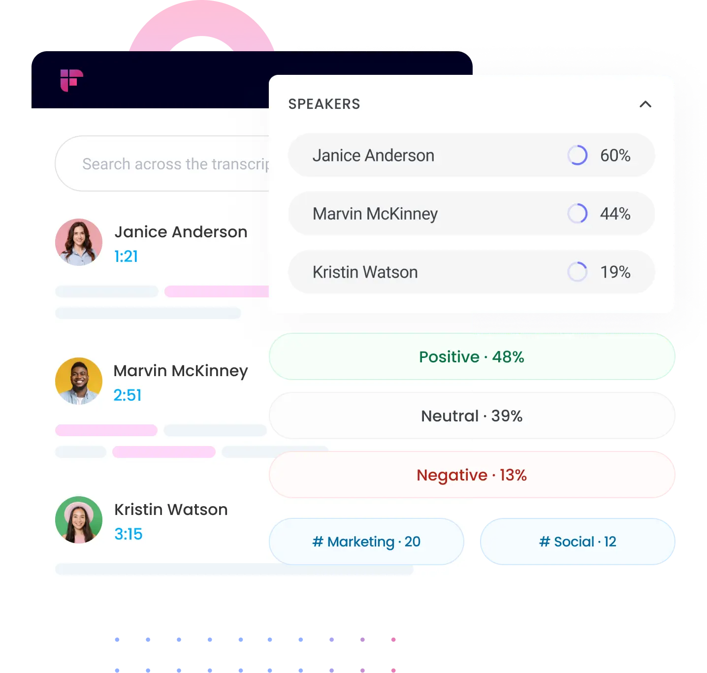 Automate your workflow by integrating apps and CRMs with Fireflies, and easily get your files transcribed using in-app upload, zapier or api.