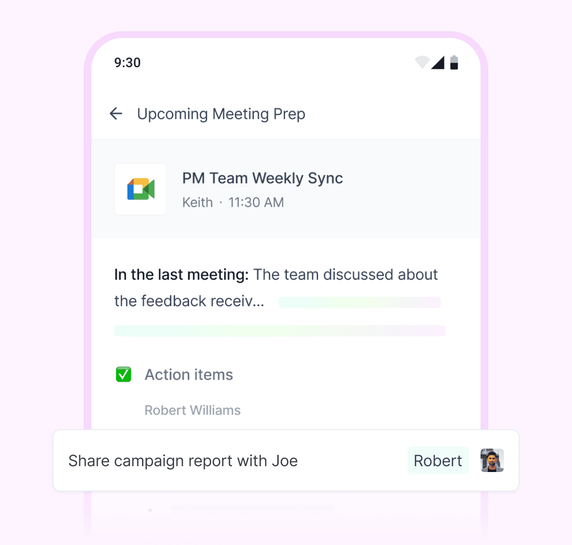 Meeting Prep