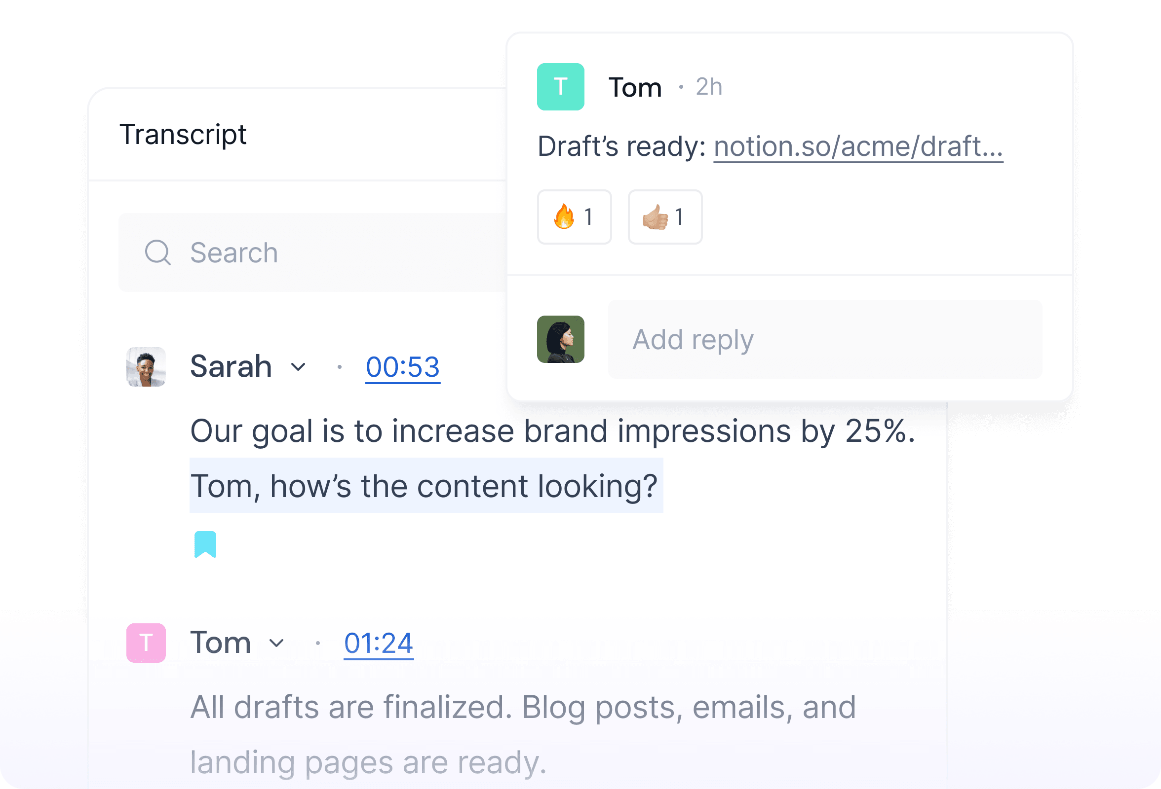 Time-Stamped Comments