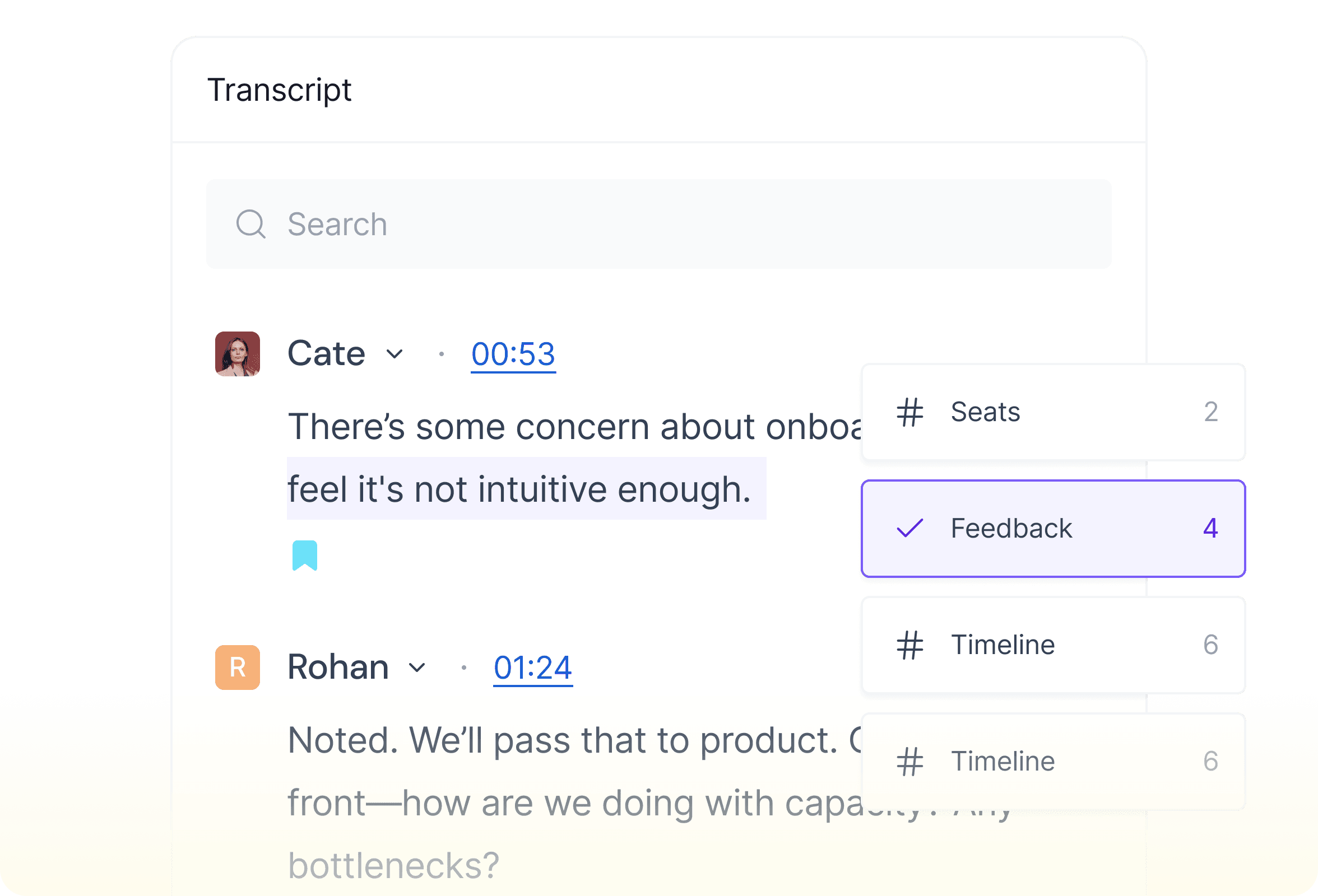 Track Key Topics