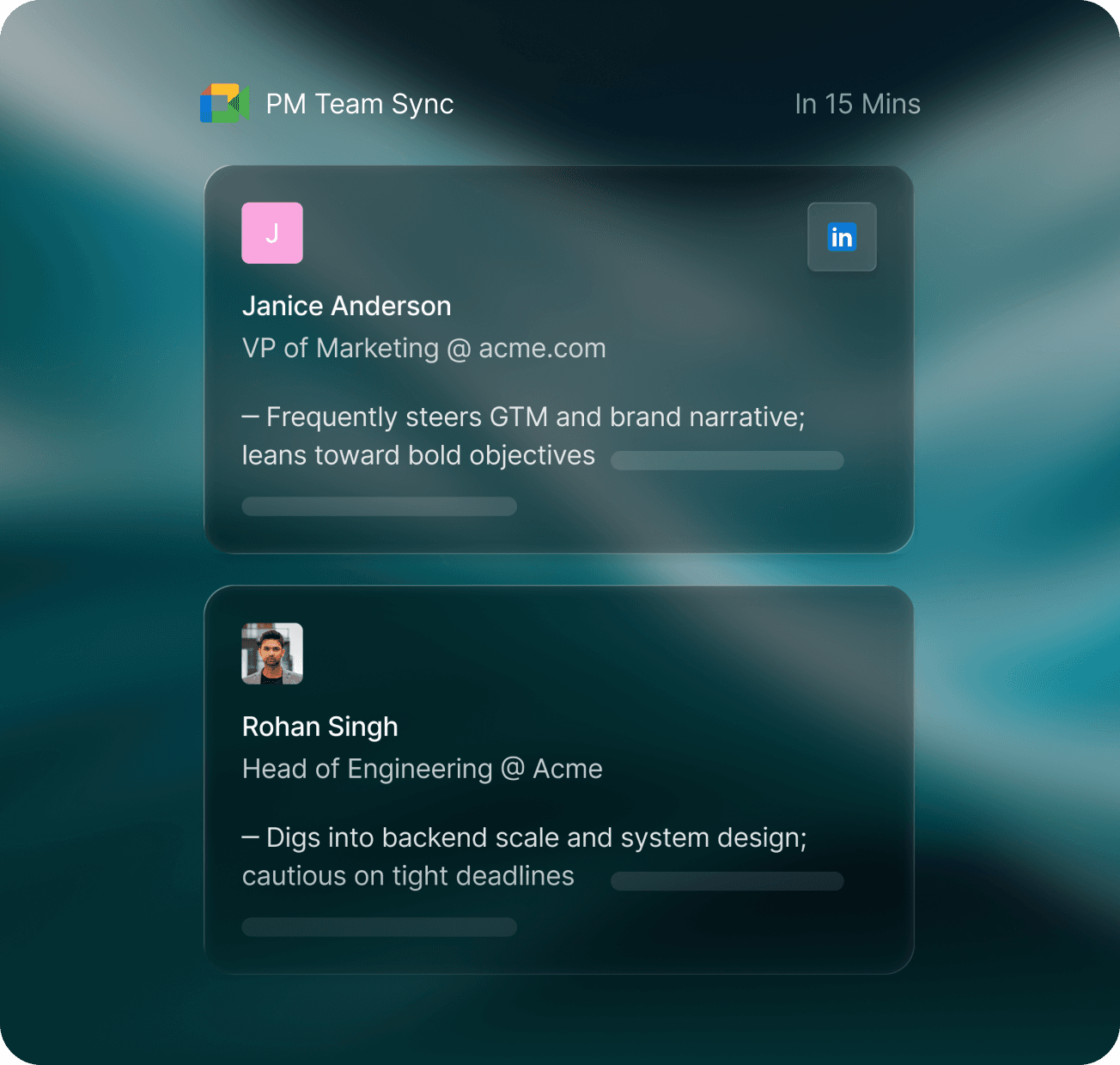 Pre-Meeting Insights